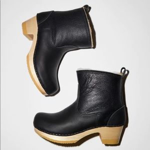 No 6 Shearling clog Boots